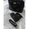 Ensemble Sac, portefeuille + porte-monnaie, TED LAPIDUS noir