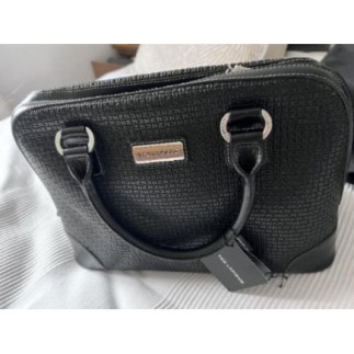 Ensemble Sac, portefeuille + porte-monnaie, TED LAPIDUS noir
