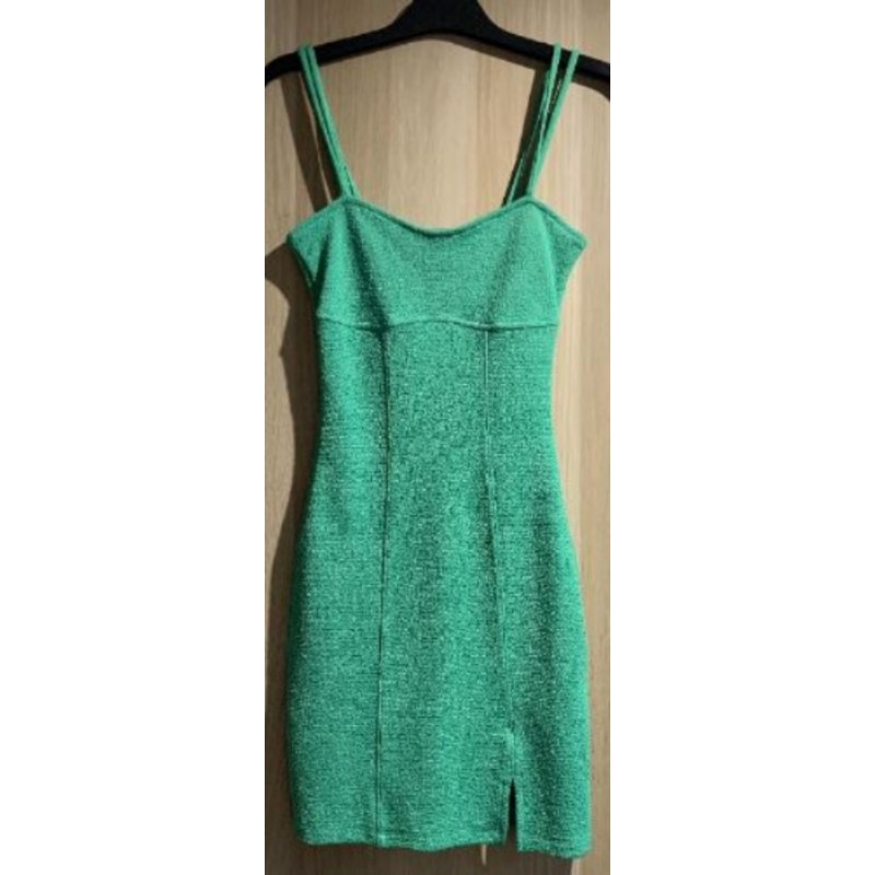 Robe d'été à fine bretelles - vert - taille XS