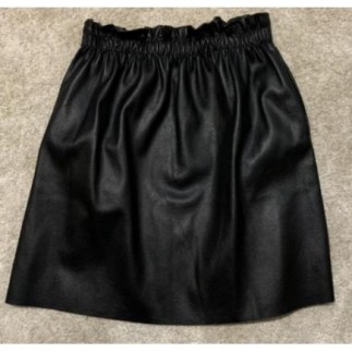 Mini jupe simili cuir avec...