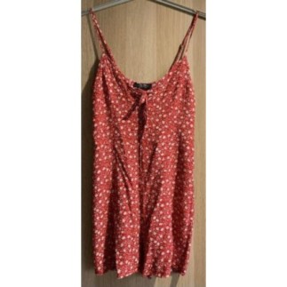 Combishort à fleurs - rouge...