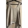 Débardeur réversible - beige ou écru - MANGO - taille M