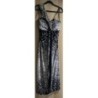 Robe de cocktail - noire & blanche - AKAC ECOU -taille XL