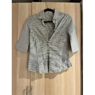Chemise vichy manches 3/4 -...