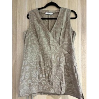 Blouse sans manche col V -...