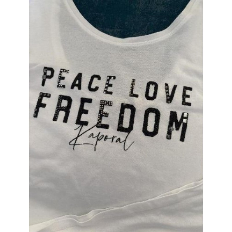 Tee-shirt blanc - KAPORAL - taille M