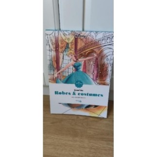 Carnet coloriage robes et...