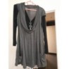 Tunique femme manche longue gris 