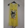 Tee-shirt jaune femme