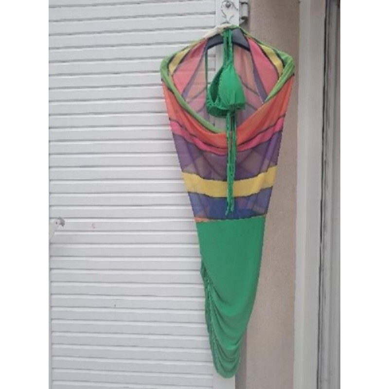 Robe femme de cocktail sexy d'été +haut bikini assorti taille 40