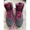 Baskets montantes adidas gris/rose femme t38 2/3