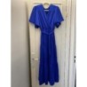 Robe longue bleu électrique taille L