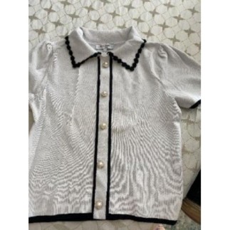Gilet manches courtes blanc...