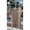 Débardeur beige clair 100% soie taille S