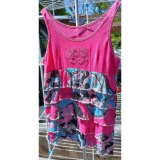Tunique rose fushia avec...