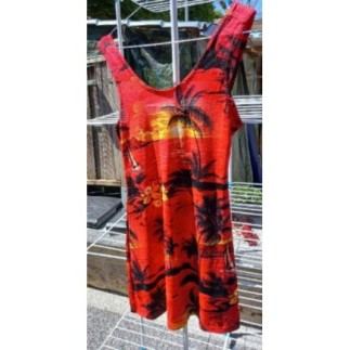 Robe courte de plage sur...