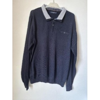 Pull col chemise en coton...