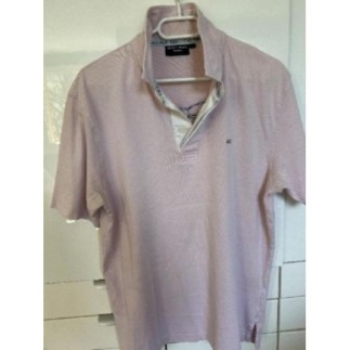 Polo manches courtes rose,...