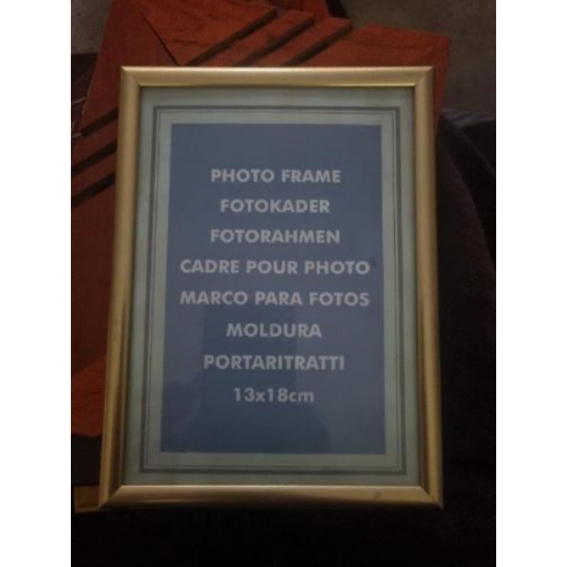 Cadre photo doré 13×18cm