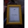 Cadre photo en bois jaune 13×19cm