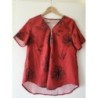 Tunique rouge et ´noire taille XL
