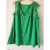 Tunique sans manches Blanche Porte taille 50 vert