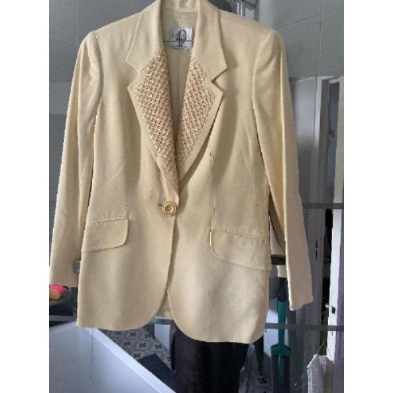 Vintage, veste jaune taille 40