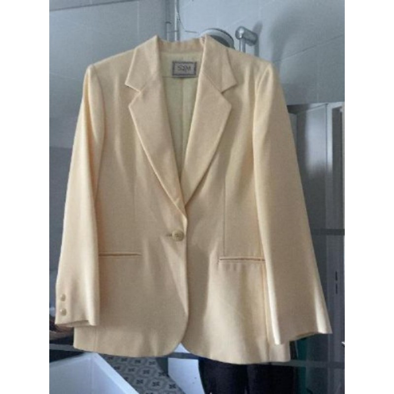 Vintage, veste jaune, taille 40