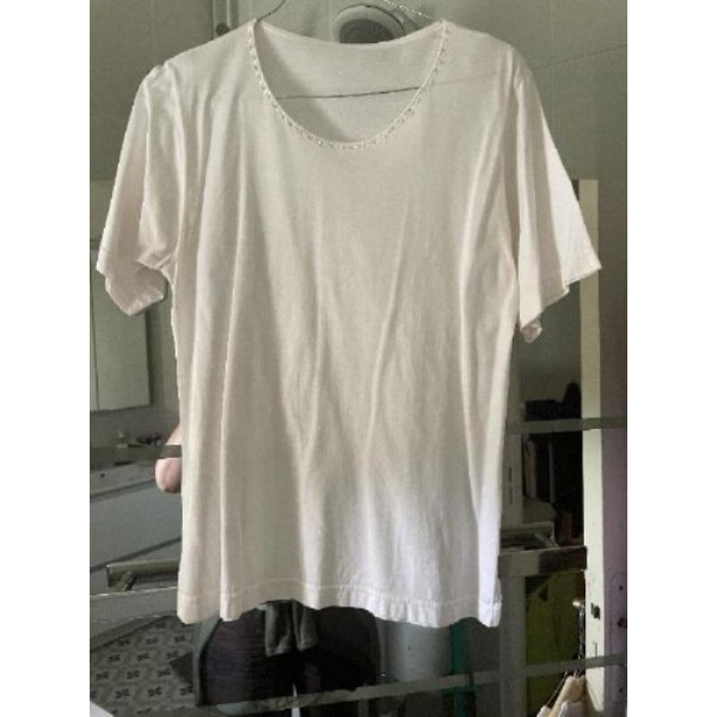T-shirt blanc taille 40