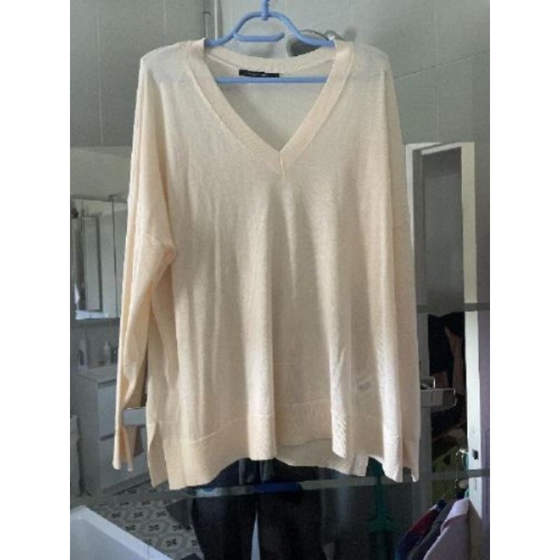 Pull saumon, clair, taille 4
