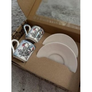 Boîte 2 tasses à café avec...
