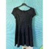 Robe léopard bleu et noire