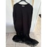 Robe longue en sweat-shirt et dentelle en bas Max 44 