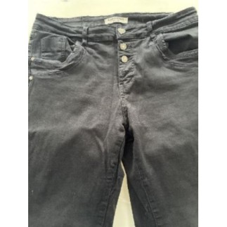 JEAN noir KAROSTAR bouton...