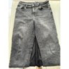 Jean délavé noir silver stretch taille 40 forme Mom 