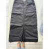 Jupe noire brut fendue au genou strech Nina carter taille 40 