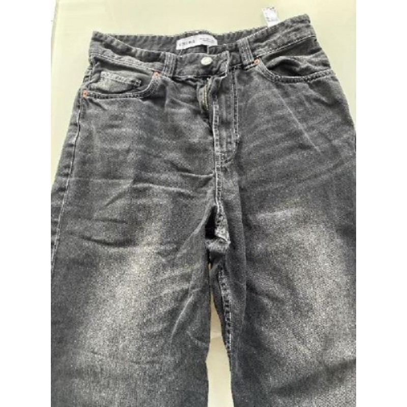 Jean homme noir loose baggy bershka taille 40 