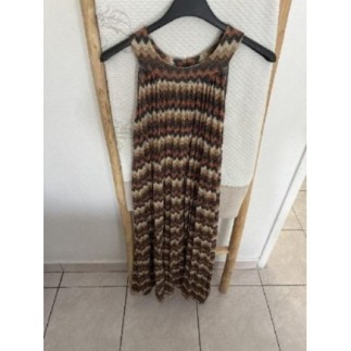 Robe mi genou imitation...