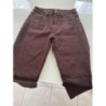 Jean mom fit taille 40 marron neuf 