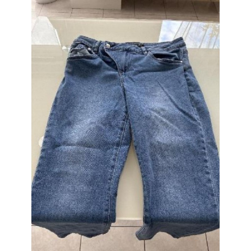 Jean toxik taille 42 fermeture en biais elasthane 