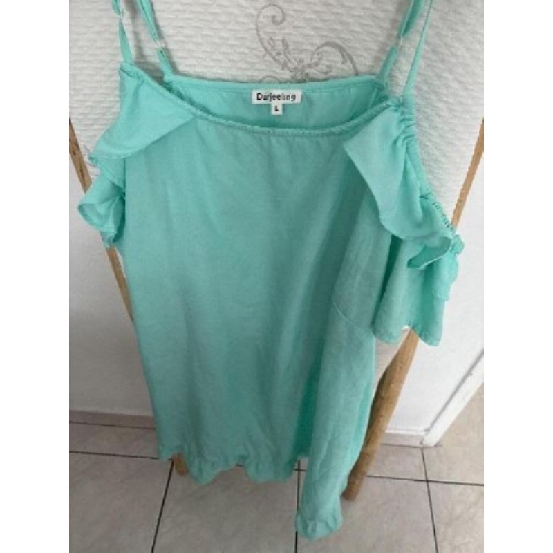 Robe de plage turquoise darjeeling l 