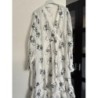 Robe bleu et blanche asymétrique taille 42 