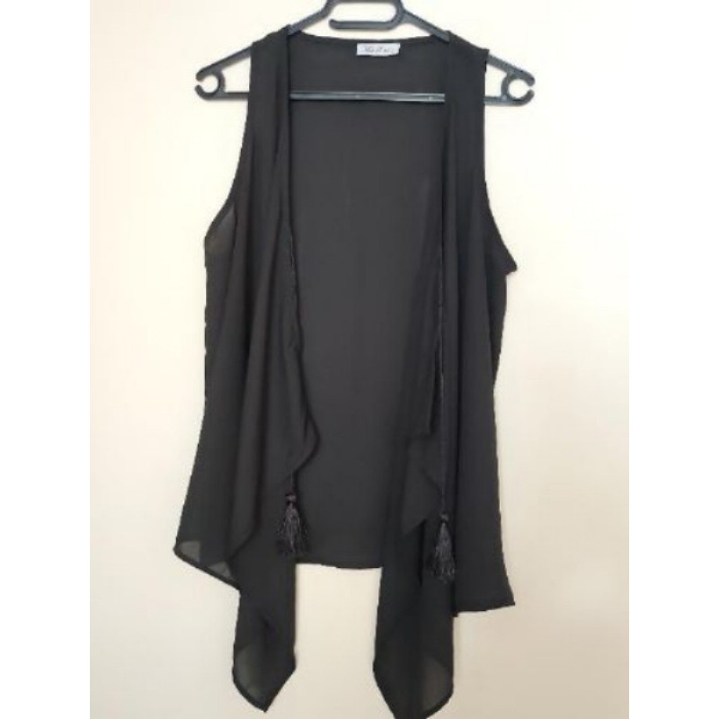 Gilet voile noir T.L