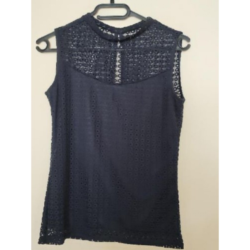 Top dentelle marine T.S/M