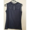 Top dentelle marine T.S/M