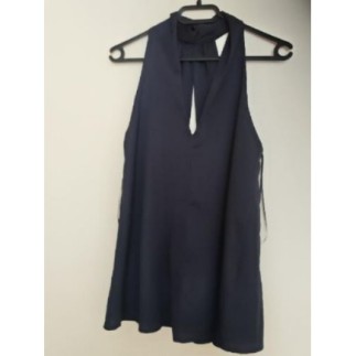 Top satin marine NafNaf T.36