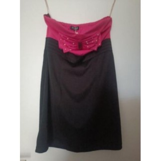 Robe neuve  noire et rose...