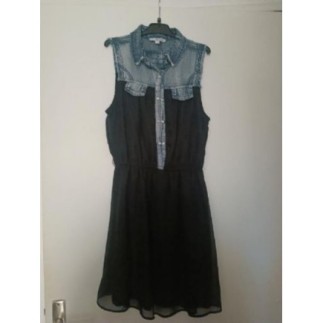 Robe noire et bleue Tally...