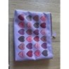 Pochette violette cœurs 