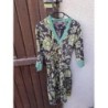 CR - Robe marron/vert - La fiancée du Mekong - Taille2
